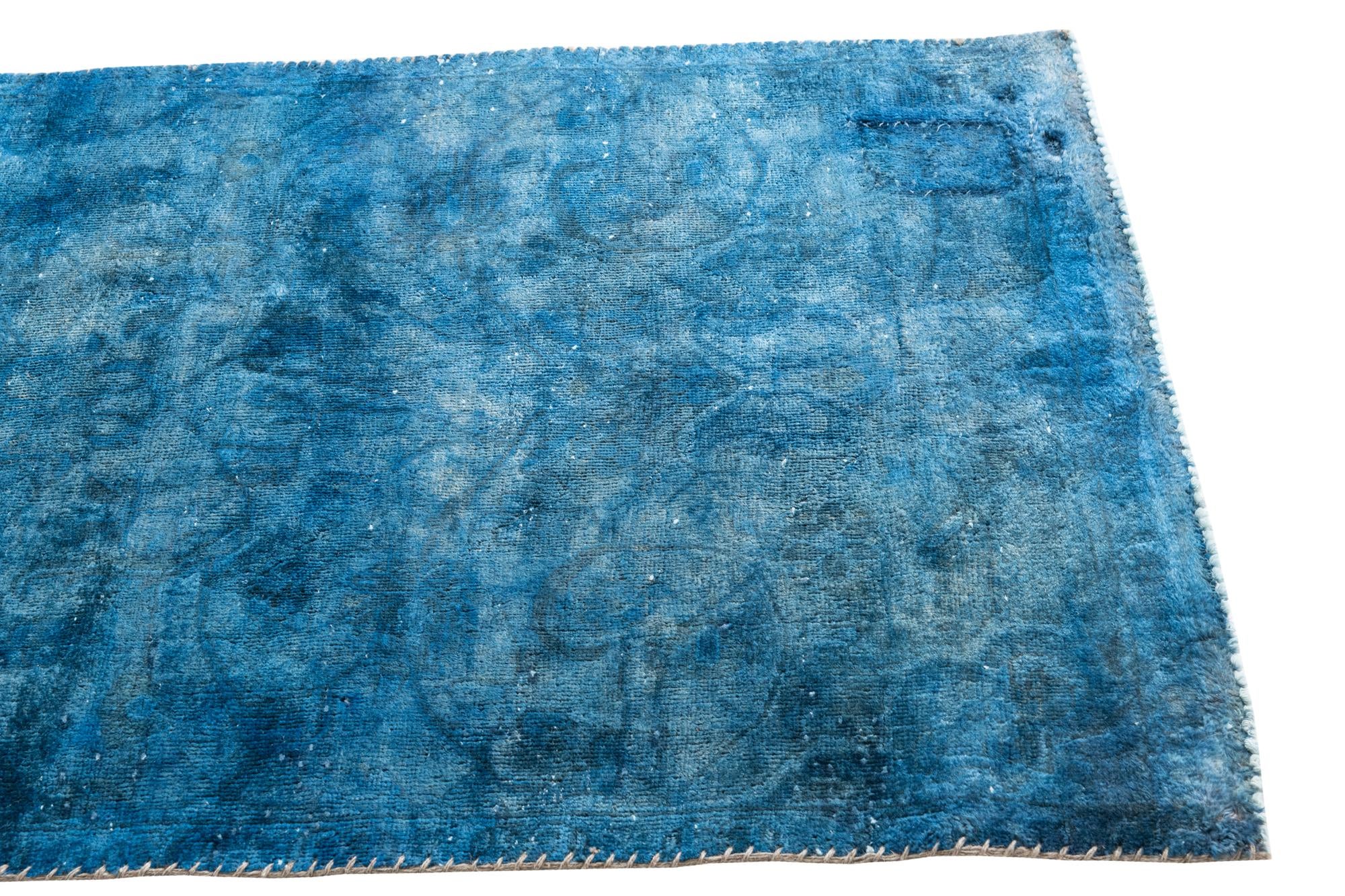 3' x 8' 9 Hand Knotted Ultra Vintage Persian Wool Runner Rug