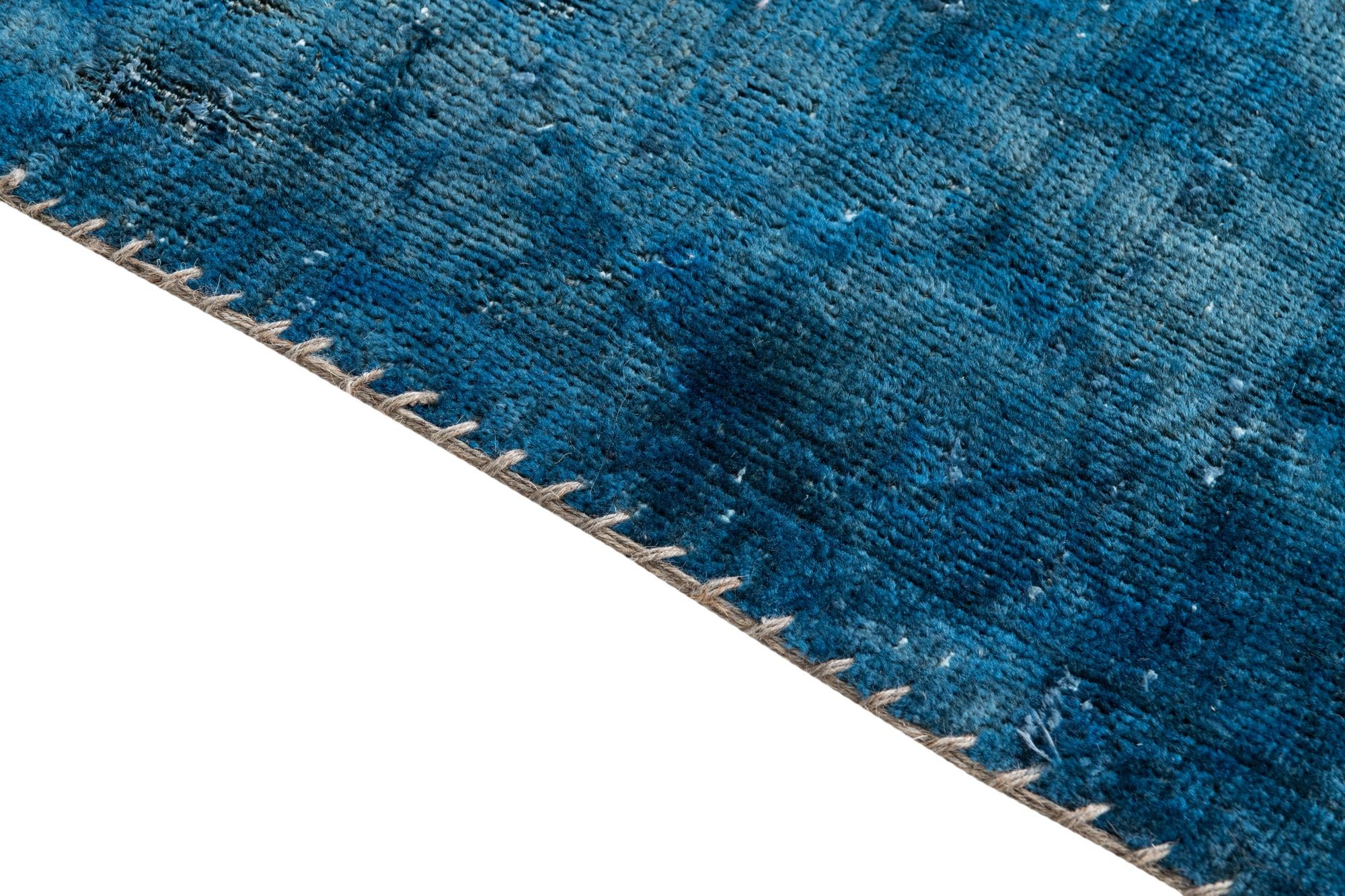 3' x 8' 9 Hand Knotted Ultra Vintage Persian Wool Runner Rug