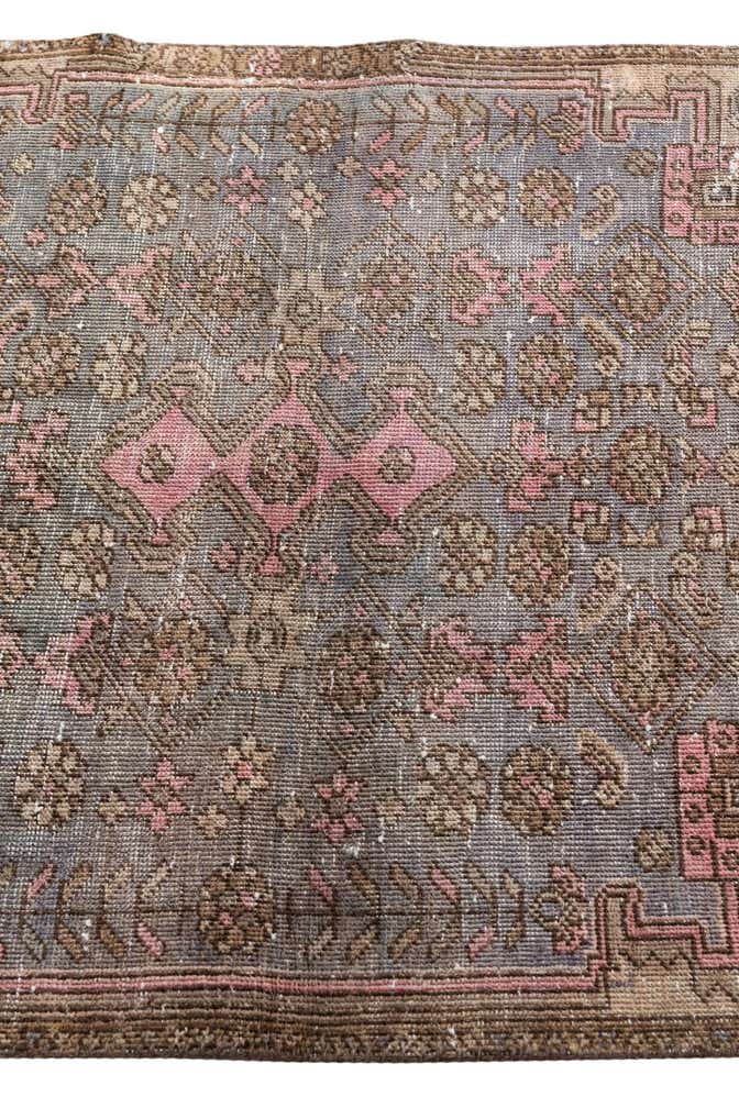 3' 1 x 6' 1 Hand Knotted Ultra Vintage Persian Wool Runner Rug