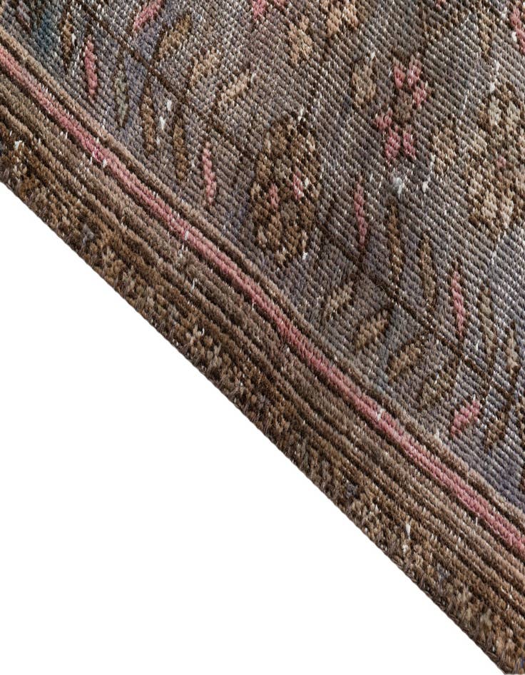 Detail image of 3' 1 x 6' 1  Hand Knotted Ultra Vintage Persian Wool Runner Rug