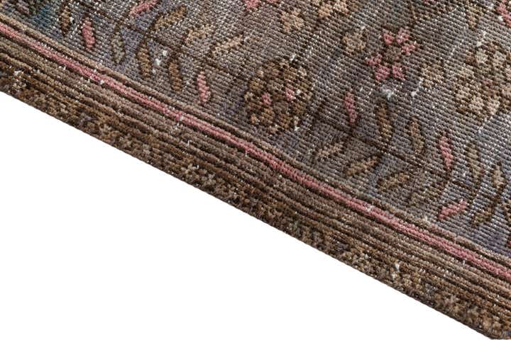 3' 1 x 6' 1 Hand Knotted Ultra Vintage Persian Wool Runner Rug