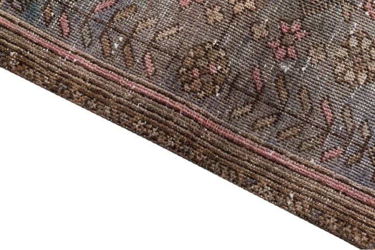 Detail image of 3' 1 x 6' 1 Hand Knotted Ultra Vintage Persian Wool Runner Rug