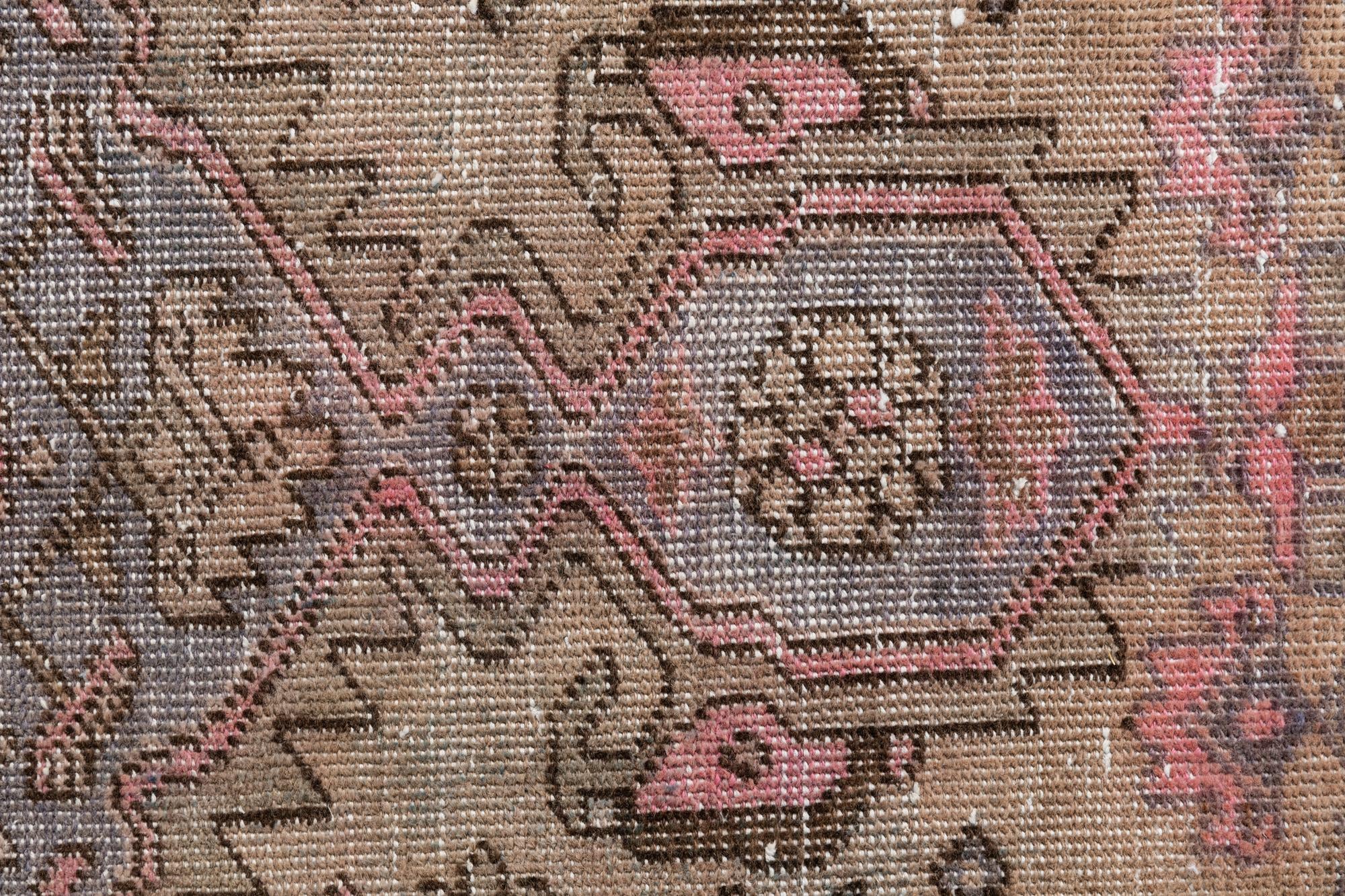 3' 1 x 6' 1 Hand Knotted Ultra Vintage Persian Wool Runner Rug