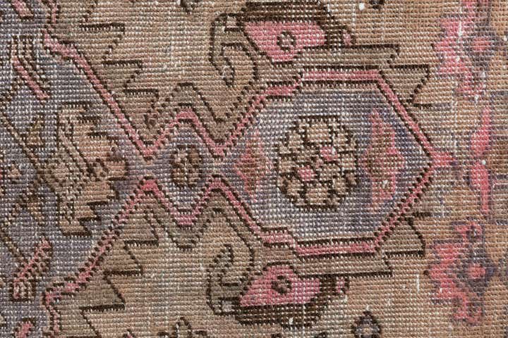 3' 1 x 6' 1 Hand Knotted Ultra Vintage Persian Wool Runner Rug