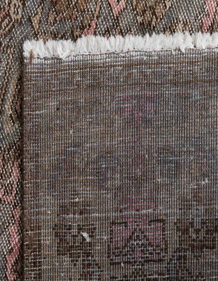 Detail image of 3' 1 x 6' 1  Hand Knotted Ultra Vintage Persian Wool Runner Rug