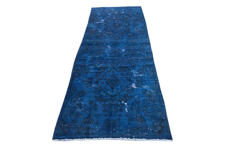 Detail image of 3' 1 x 8' 9 Hand Knotted Ultra Vintage Persian Wool Runner Rug