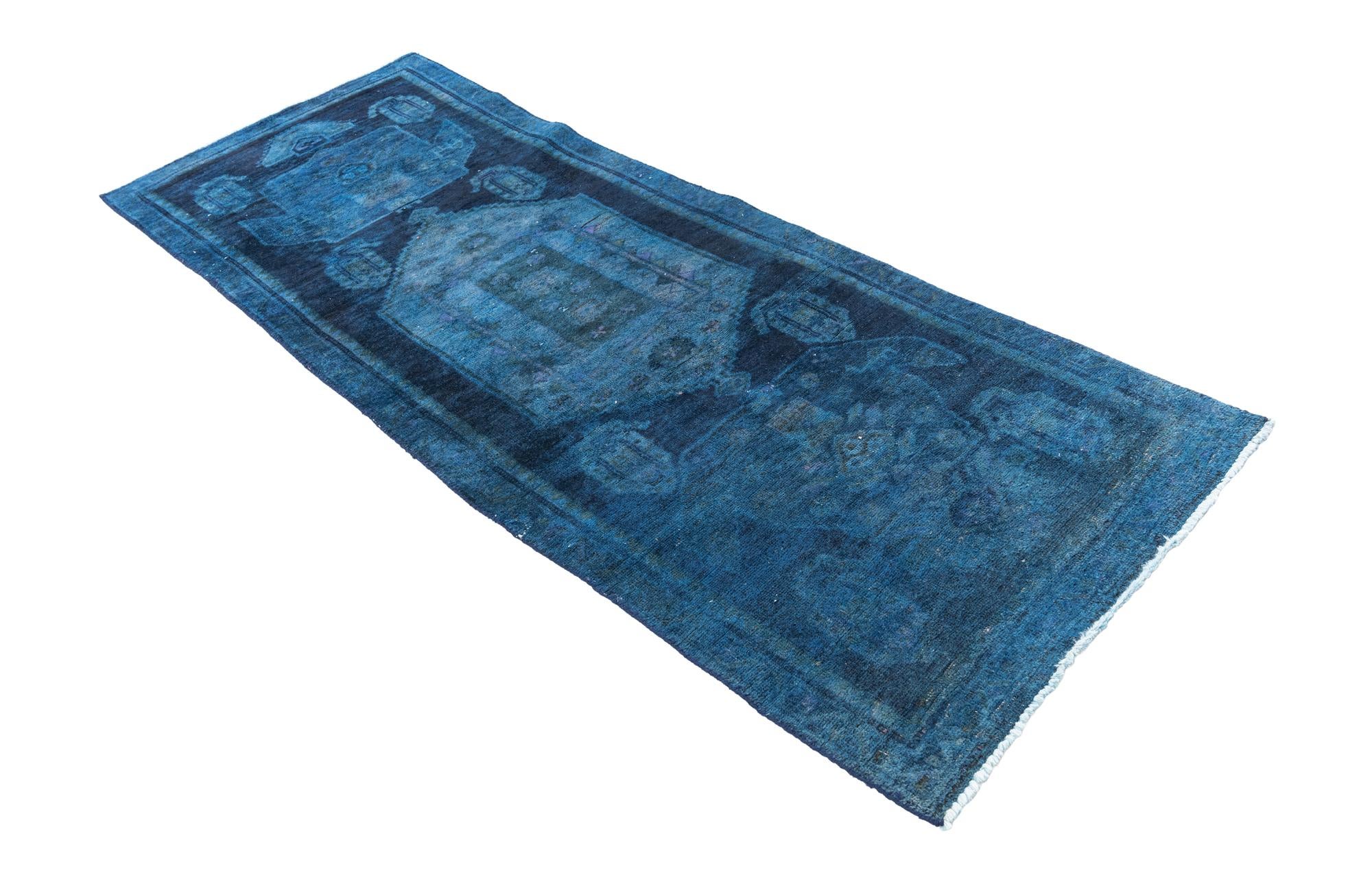 2' 10 x 7' 9 Hand Knotted Ultra Vintage Persian Wool Runner Rug