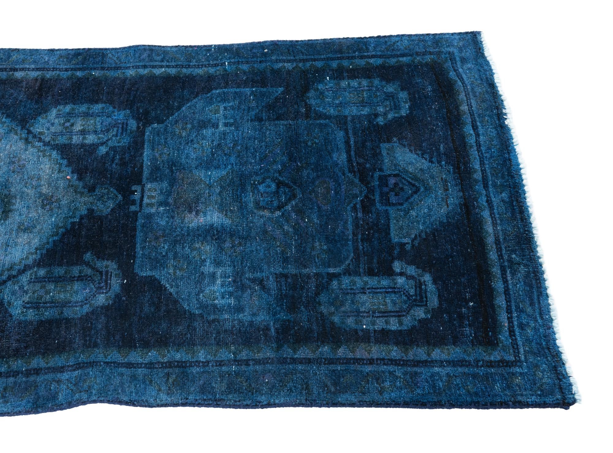 2' 10 x 7' 9 Hand Knotted Ultra Vintage Persian Wool Runner Rug