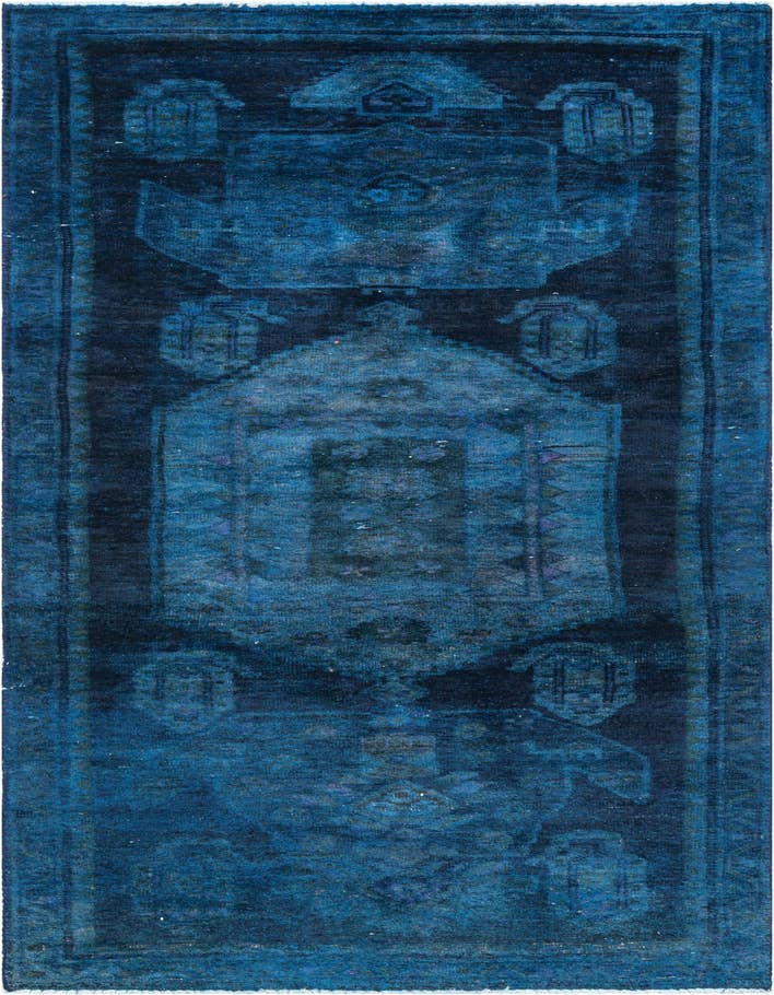 Detail image of 2' 10 x 7' 9 Hand Knotted Ultra Vintage Persian Wool Runner Rug