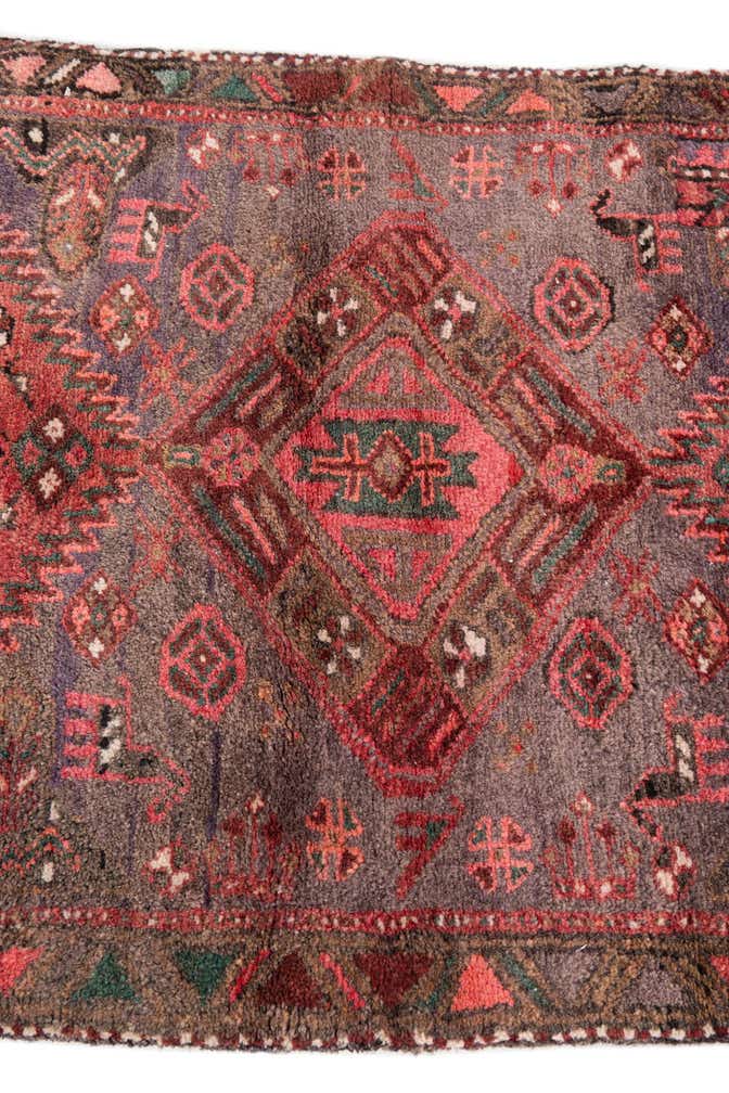 2' 4 x 6' Hand Knotted Ultra Vintage Persian Wool Runner Rug