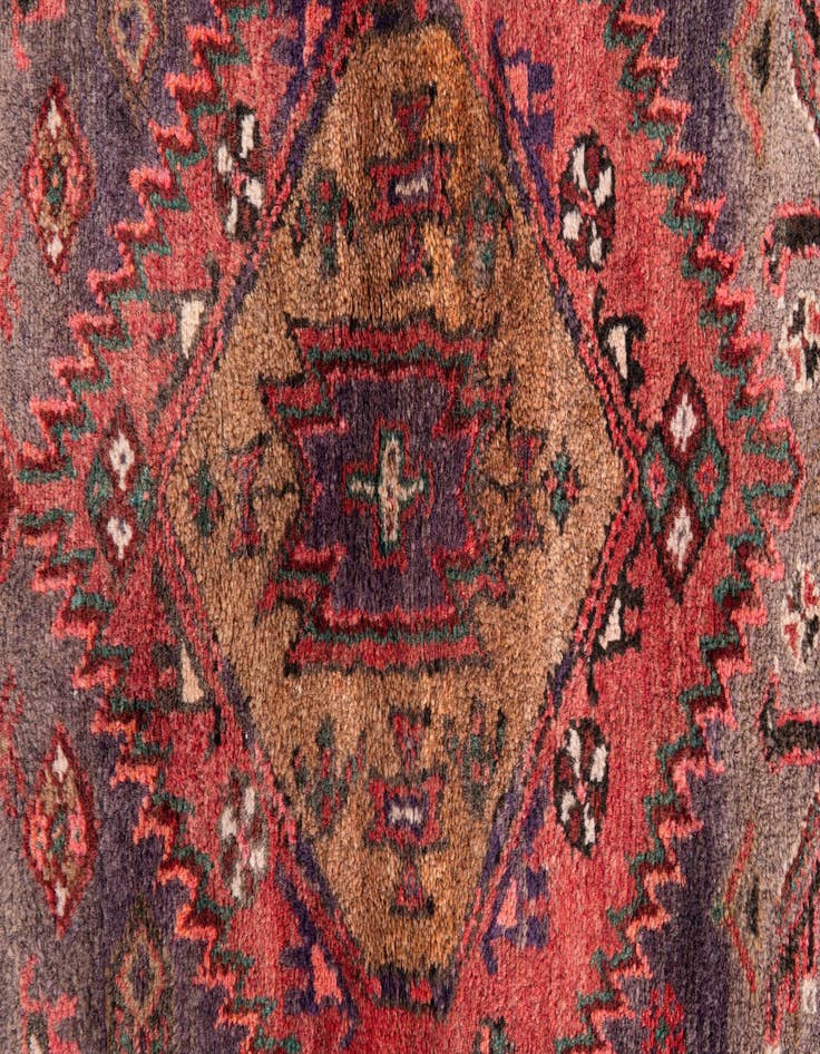 Detail image of 2' 4 x 6'  Hand Knotted Ultra Vintage Persian Wool Runner Rug