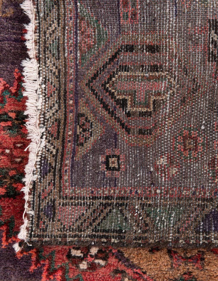 Detail image of 2' 4 x 6'  Hand Knotted Ultra Vintage Persian Wool Runner Rug