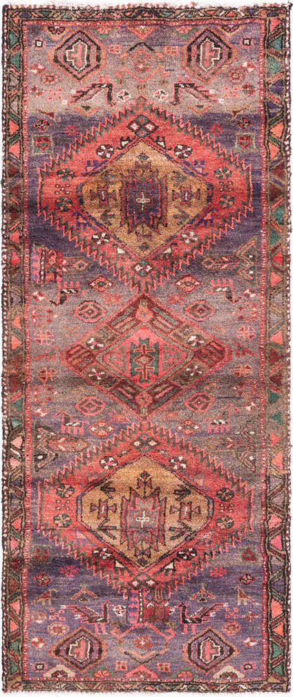2' 4 x 6' Hand Knotted Ultra Vintage Persian Wool Runner Rug