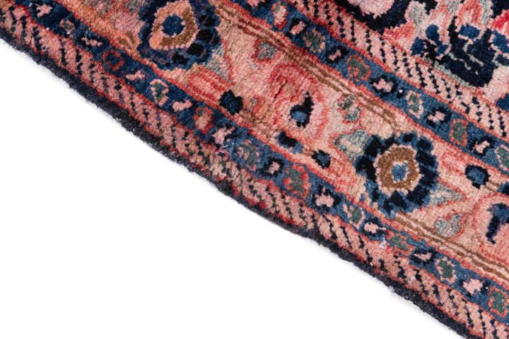 3' 9 x 10' 4 Hand Knotted Ultra Vintage Persian Wool Runner Rug