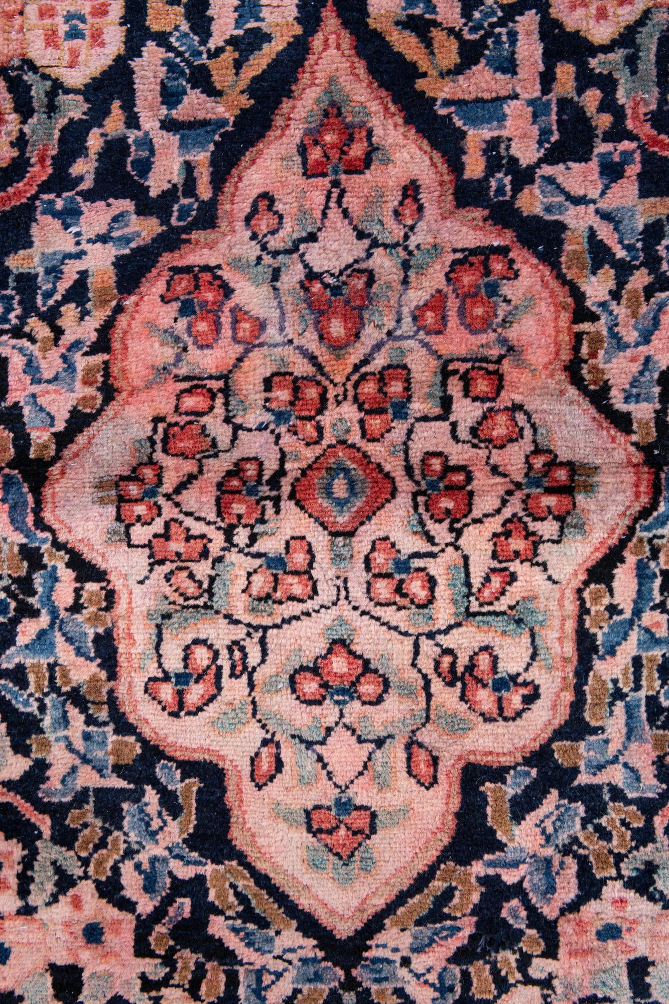 3' 9 x 10' 4 Hand Knotted Ultra Vintage Persian Wool Runner Rug