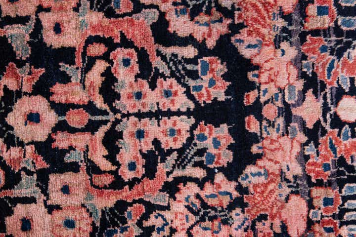 3' 9 x 10' 4 Hand Knotted Ultra Vintage Persian Wool Runner Rug