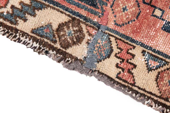 2' 8 x 7' 10 Hand Knotted Ultra Vintage Persian Wool Runner Rug