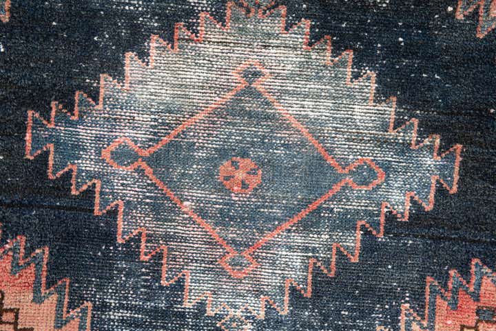 2' 8 x 7' 10 Hand Knotted Ultra Vintage Persian Wool Runner Rug
