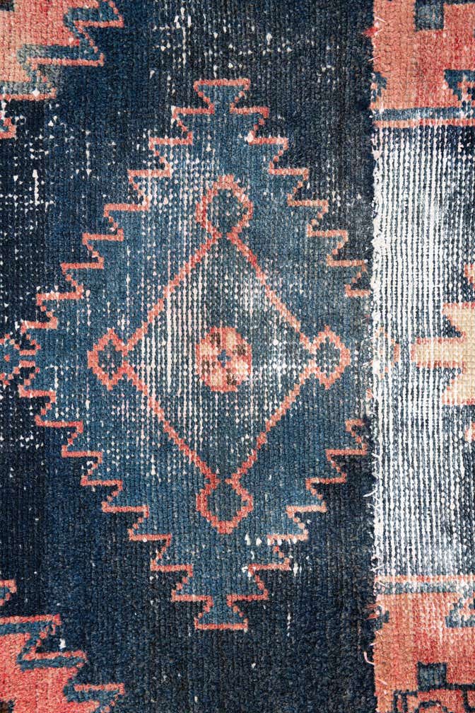 2' 8 x 7' 10 Hand Knotted Ultra Vintage Persian Wool Runner Rug