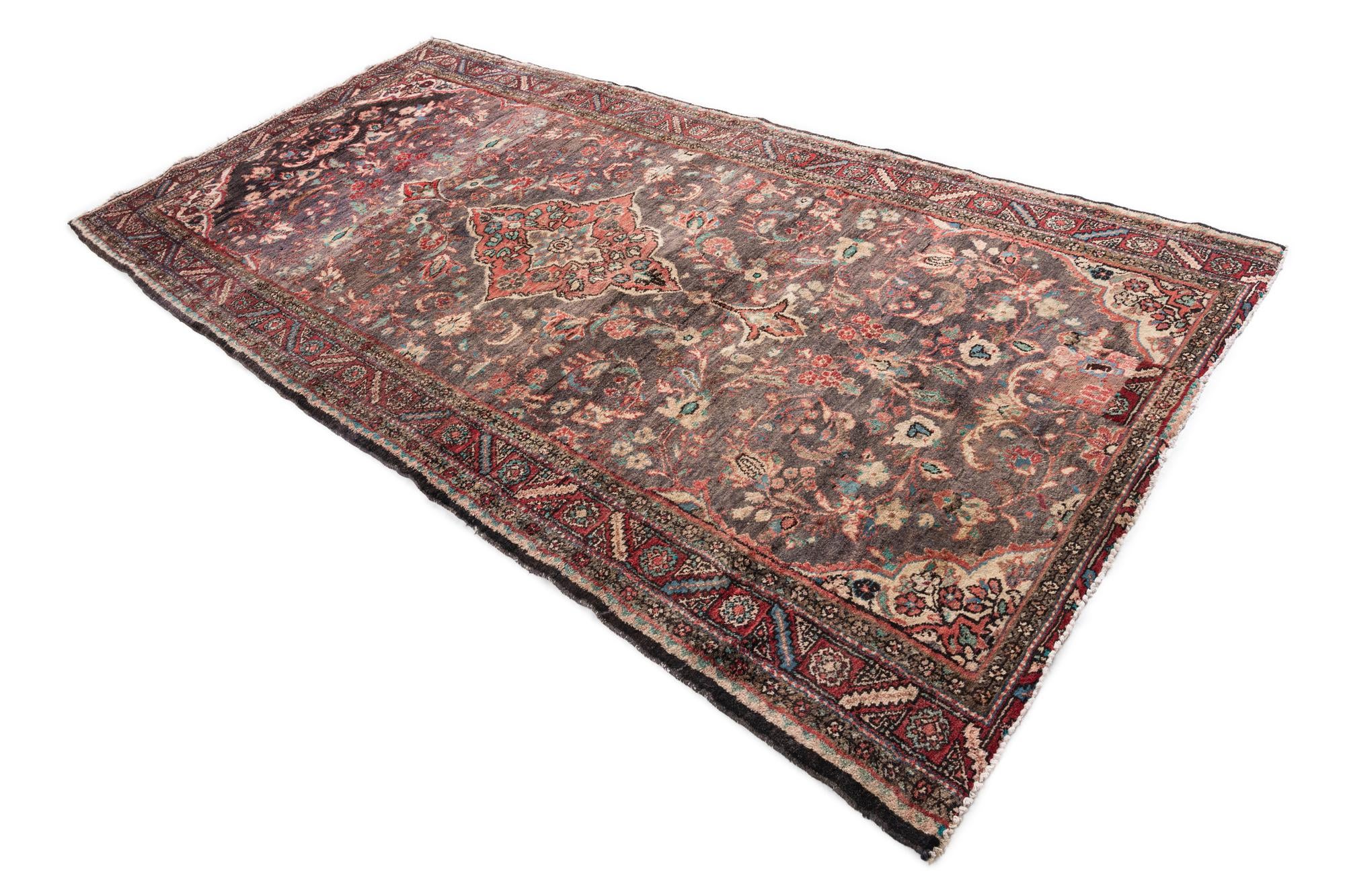 5' x 10' 1 Hand Knotted Ultra Vintage Persian Wool Runner Rug