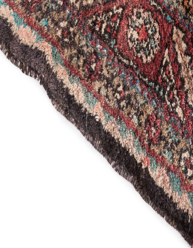 Detail image of 5' x 10' 1  Hand Knotted Ultra Vintage Persian Wool Runner Rug