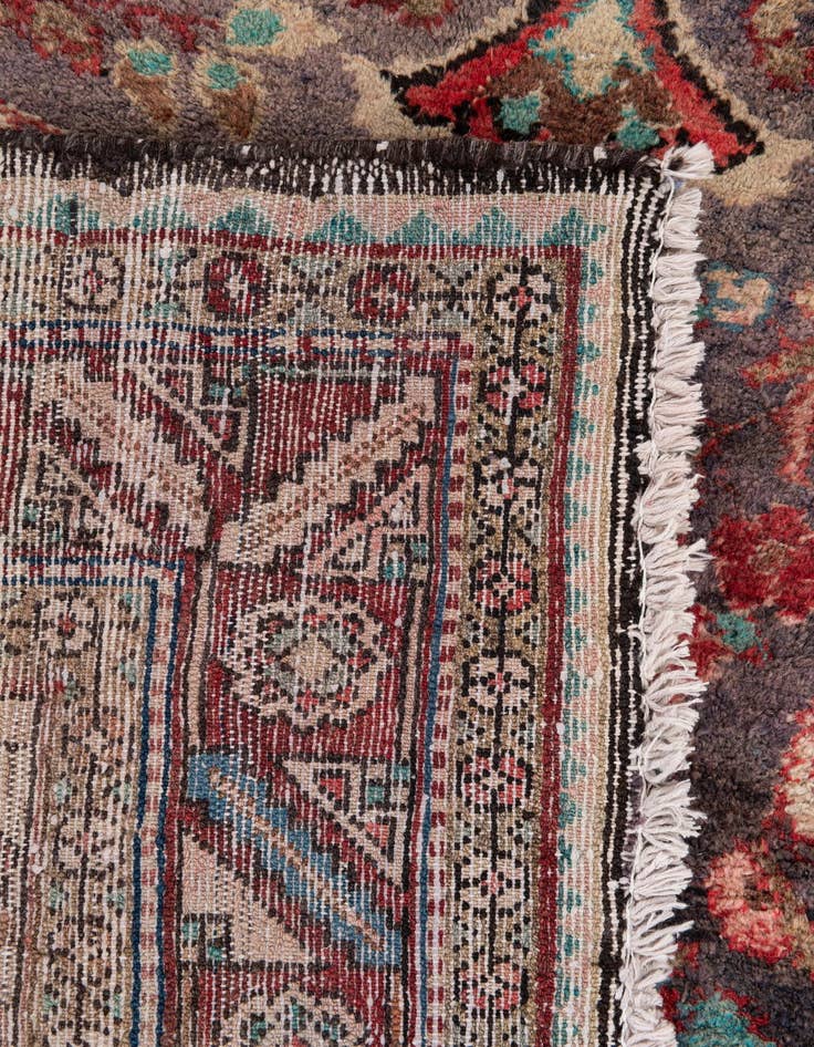 Detail image of 5' x 10' 1  Hand Knotted Ultra Vintage Persian Wool Runner Rug
