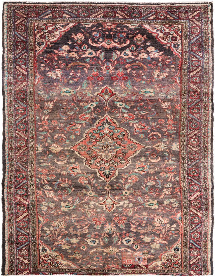 Detail image of 5' x 10' 1 Hand Knotted Ultra Vintage Persian Wool Runner Rug