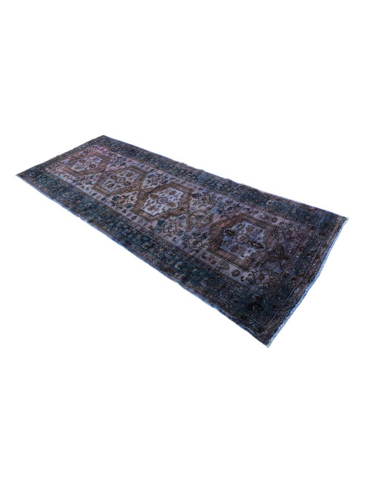 Detail image of 3' 6 x 8' 10 Hand Knotted Ultra Vintage Persian Wool Runner Rug