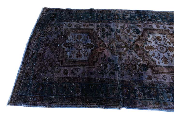 3' 6 x 8' 10 Hand Knotted Ultra Vintage Persian Wool Runner Rug