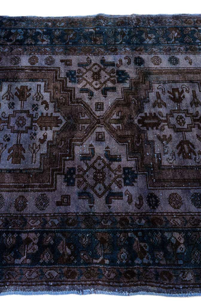 3' 6 x 8' 10 Hand Knotted Ultra Vintage Persian Wool Runner Rug