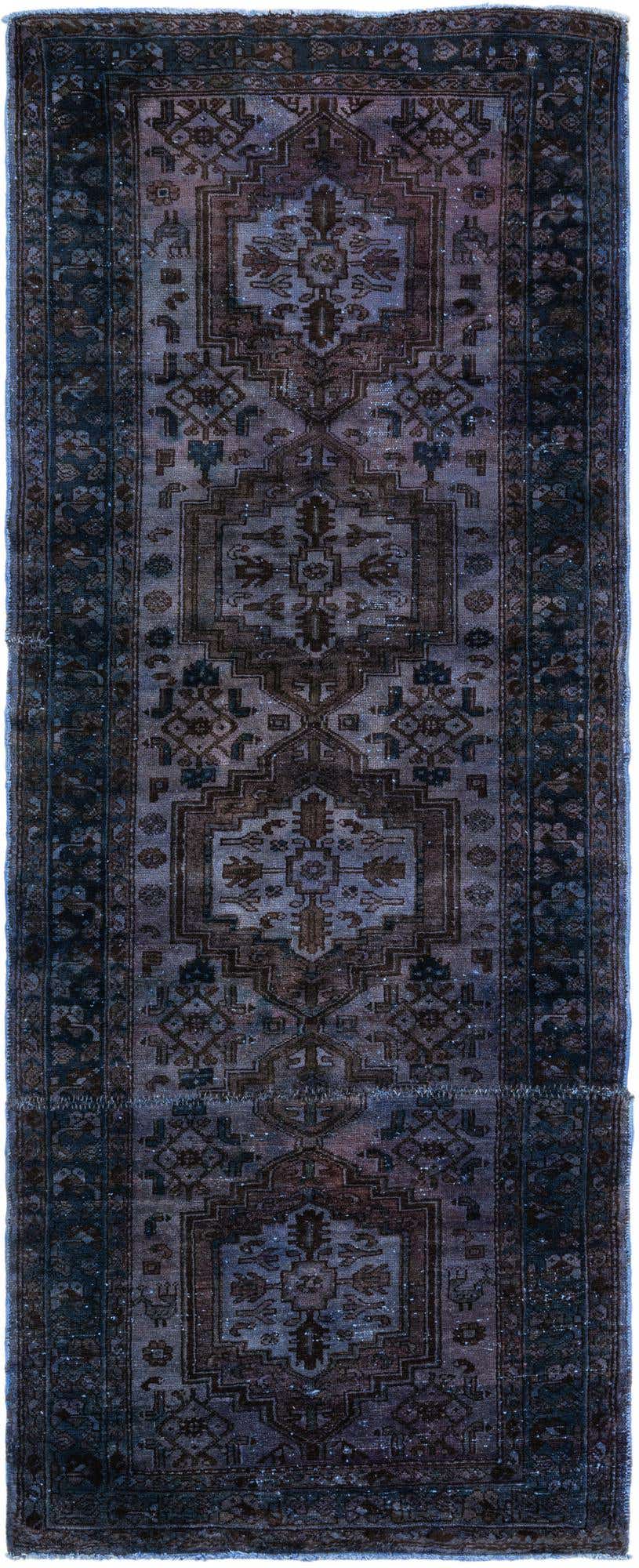3' 6 x 8' 10 Hand Knotted Ultra Vintage Persian Wool Runner Rug