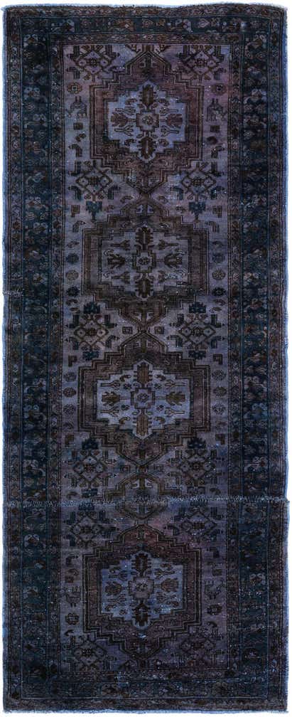 3' 6 x 8' 10 Hand Knotted Ultra Vintage Persian Wool Runner Rug