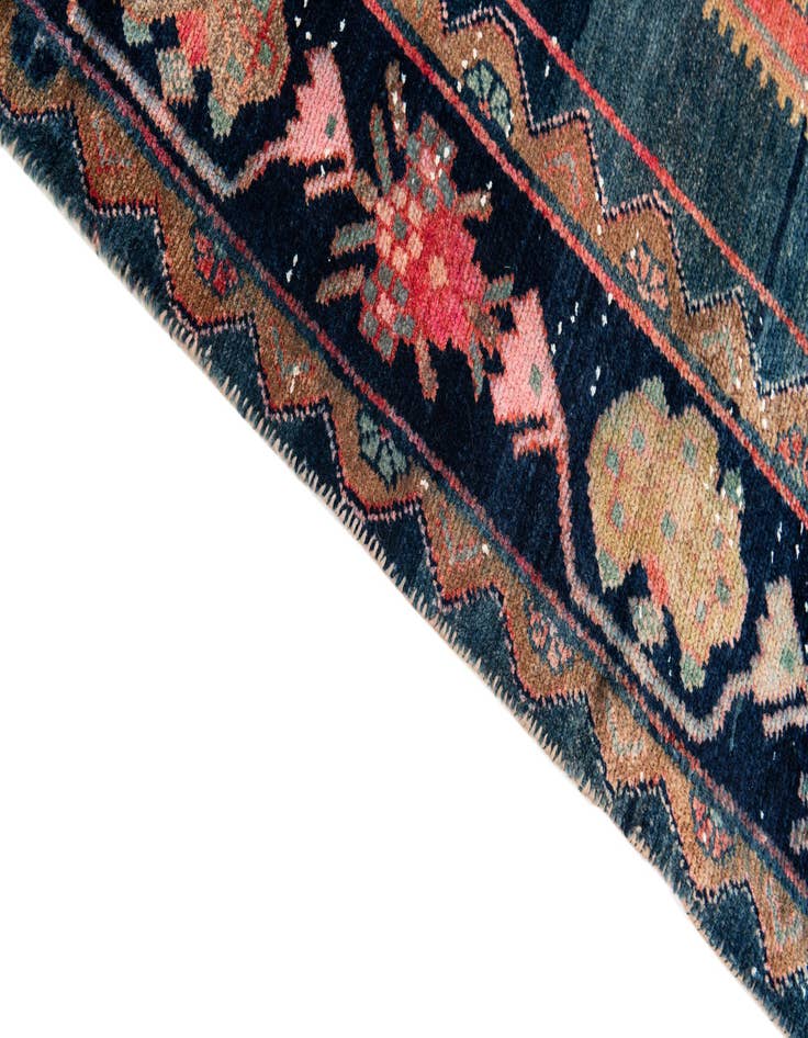 Detail image of 5' 1 x 10'  Hand Knotted Ultra Vintage Persian Wool Runner Rug
