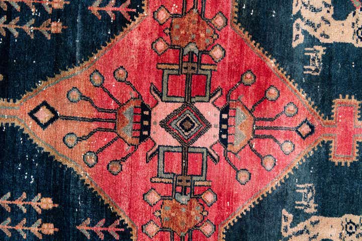 5' 1 x 10' Hand Knotted Ultra Vintage Persian Wool Runner Rug