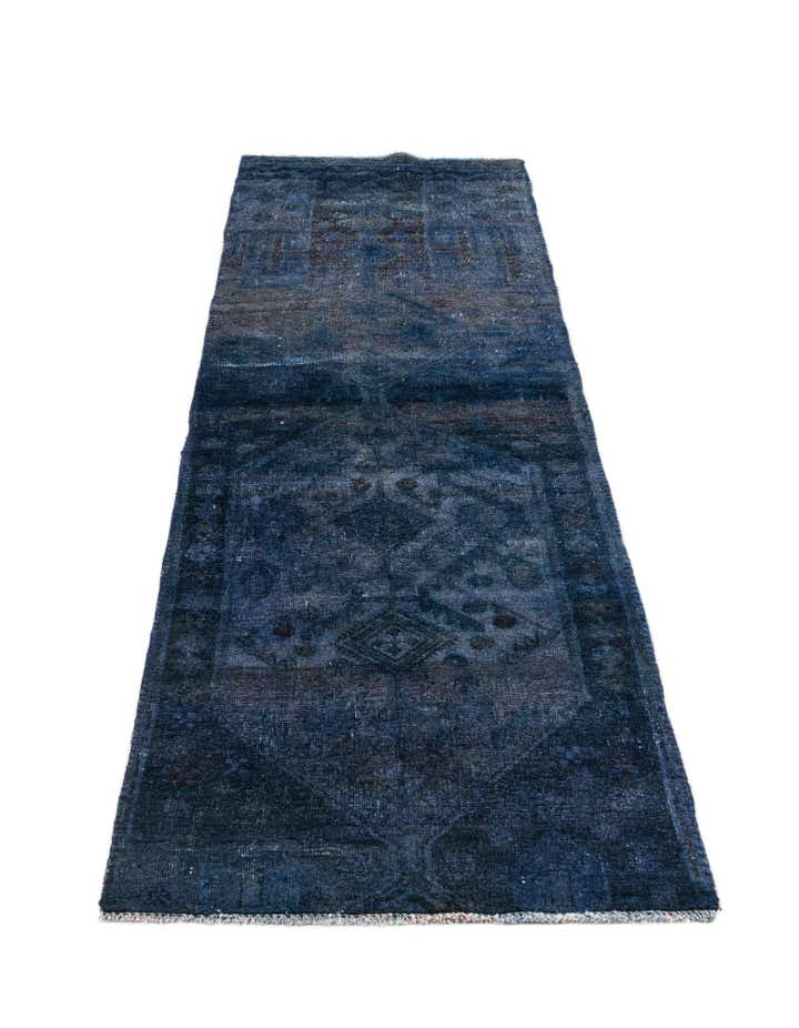 2' 6 x 8' 9 Hand Knotted Ultra Vintage Persian Wool Runner Rug