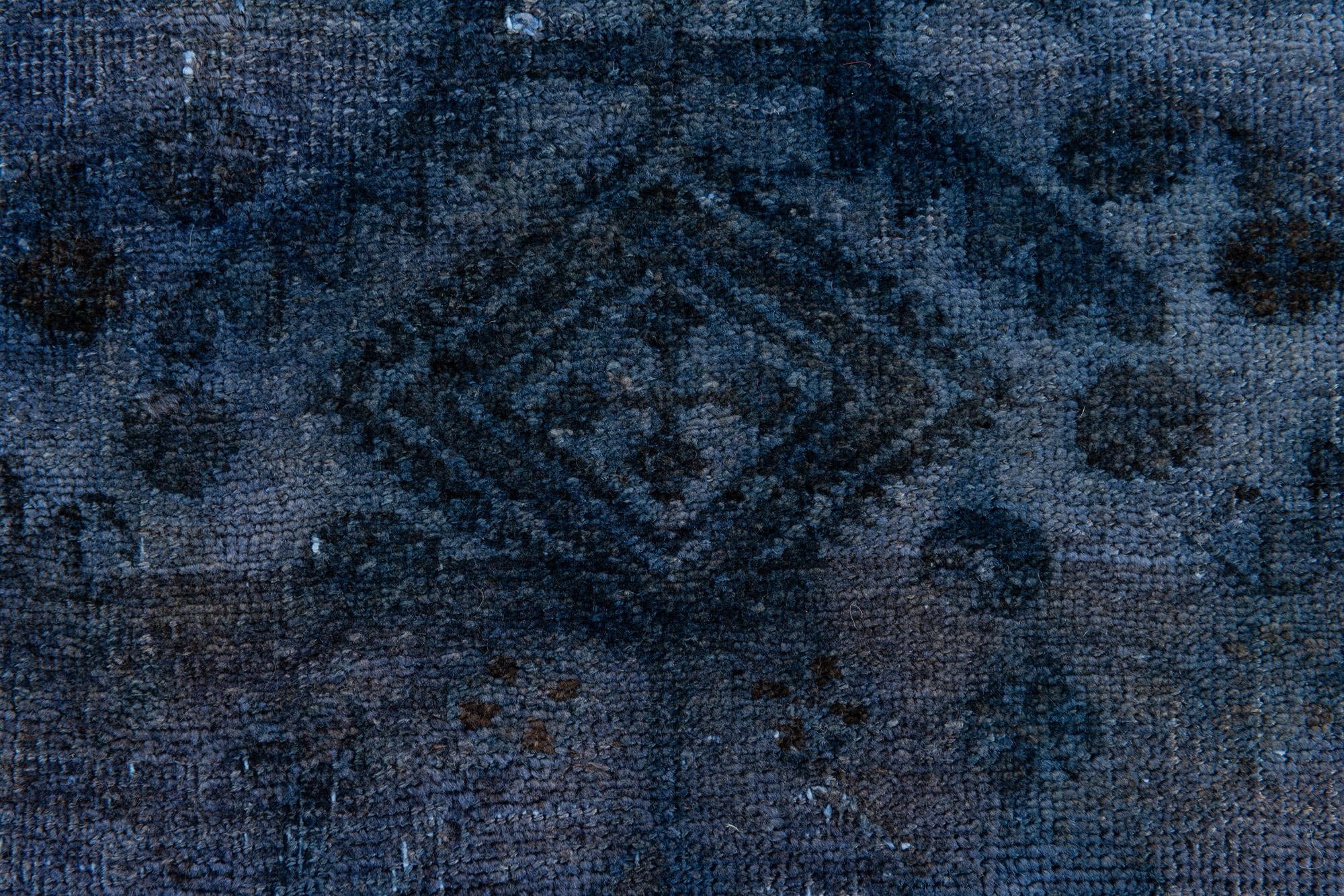 2' 6 x 8' 9 Hand Knotted Ultra Vintage Persian Wool Runner Rug