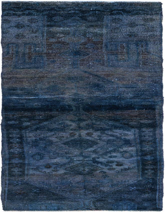 Detail image of 2' 6 x 8' 9 Hand Knotted Ultra Vintage Persian Wool Runner Rug