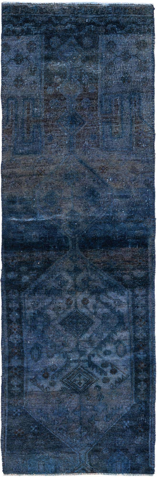 2' 6 x 8' 9 Hand Knotted Ultra Vintage Persian Wool Runner Rug