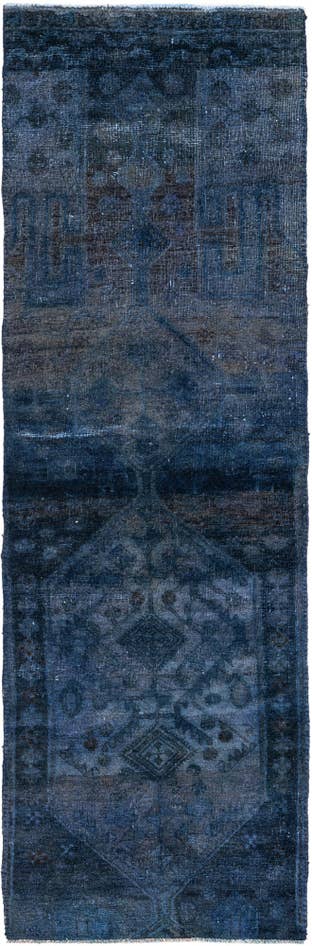 Detail image of 2' 6 x 8' 9 Hand Knotted Ultra Vintage Persian Wool Runner Rug