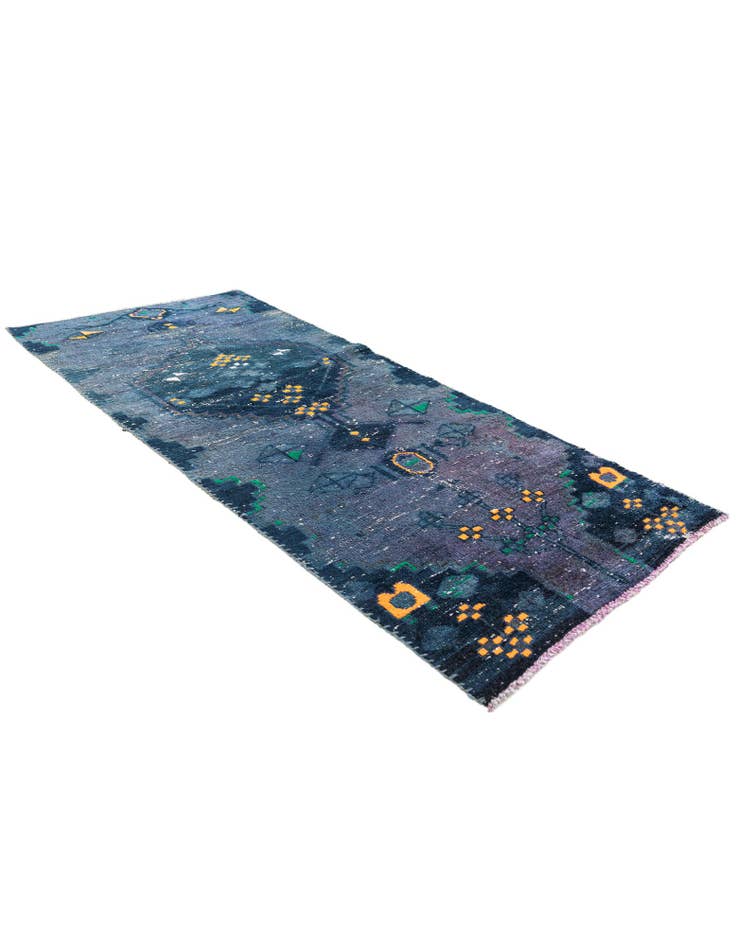 Detail image of 2' 9 x 6'  Hand Knotted Ultra Vintage Persian Wool Runner Rug