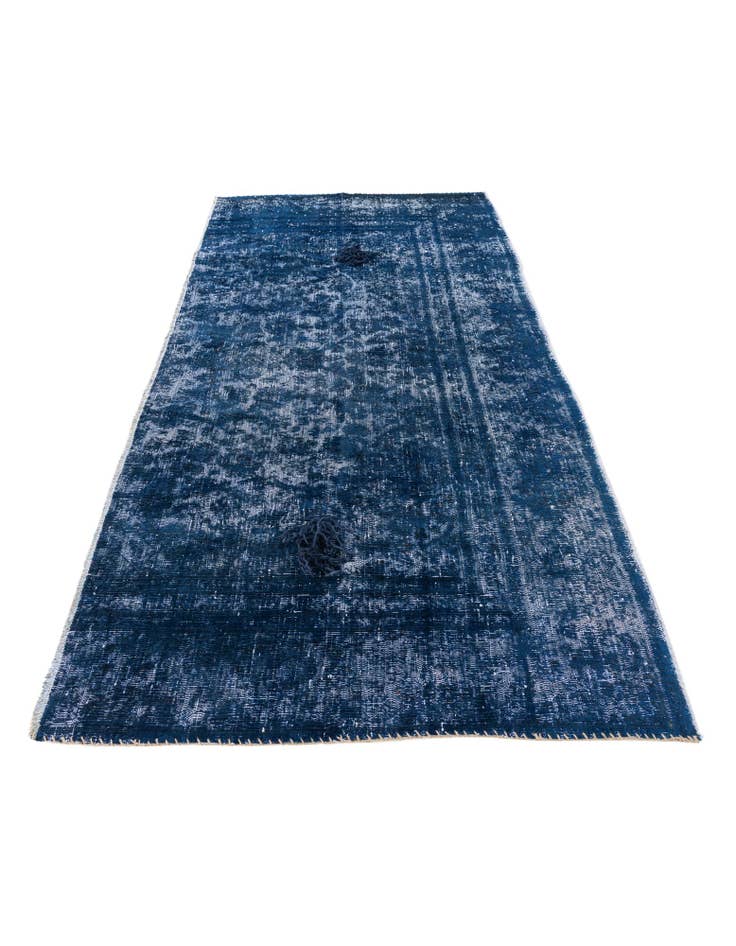 Detail image of 4' 3 x 8' 7 Hand Knotted Ultra Vintage Persian Wool Runner Rug