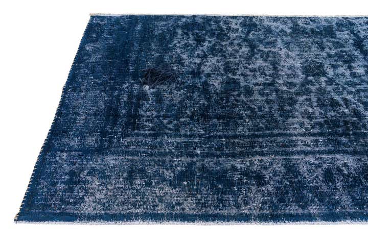 4' 3 x 8' 7 Hand Knotted Ultra Vintage Persian Wool Runner Rug