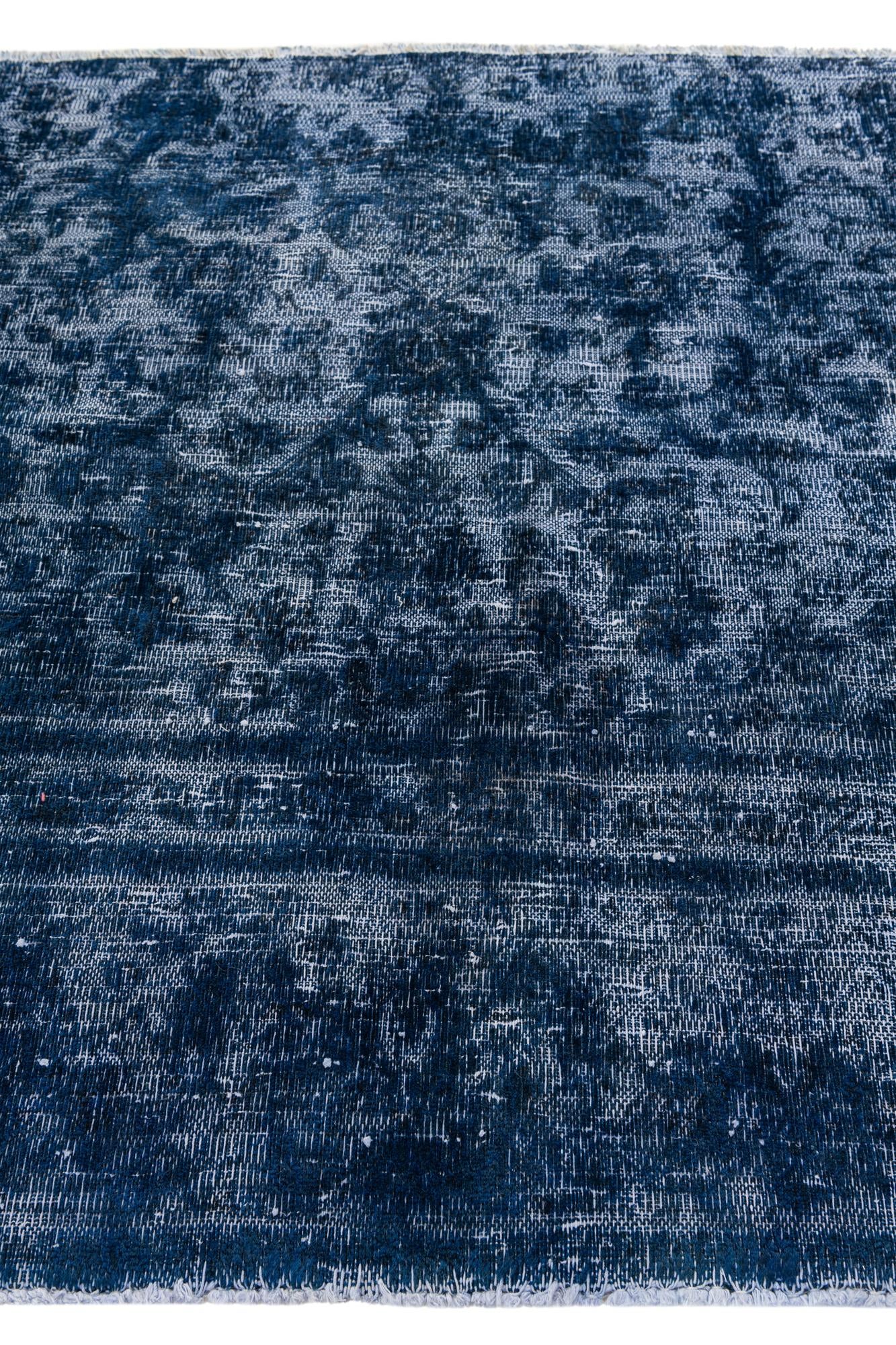4' 3 x 8' 7 Hand Knotted Ultra Vintage Persian Wool Runner Rug