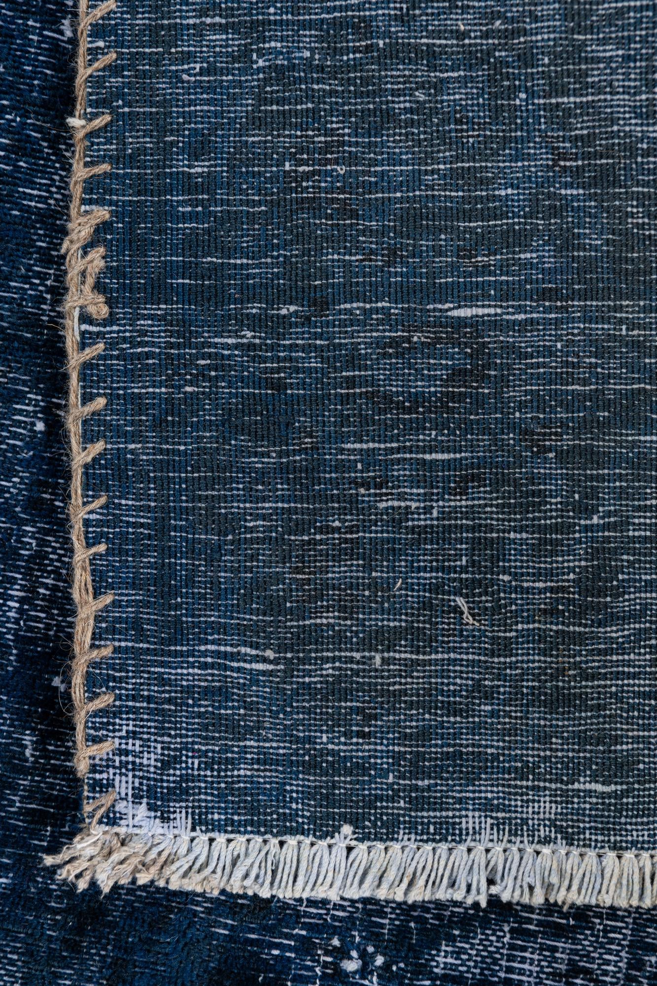 4' 3 x 8' 7 Hand Knotted Ultra Vintage Persian Wool Runner Rug