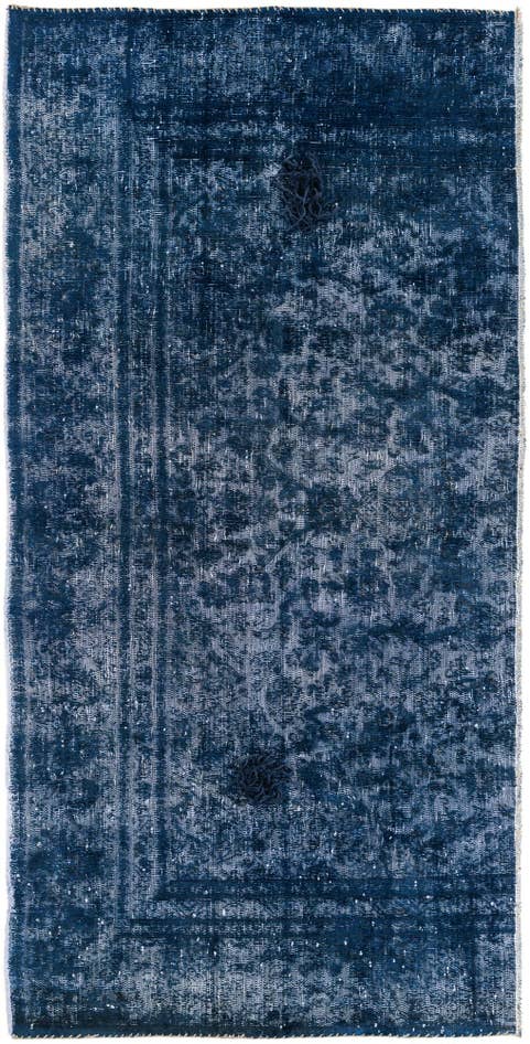 Detail image of 4' 3 x 8' 7 Hand Knotted Ultra Vintage Persian Wool Runner Rug