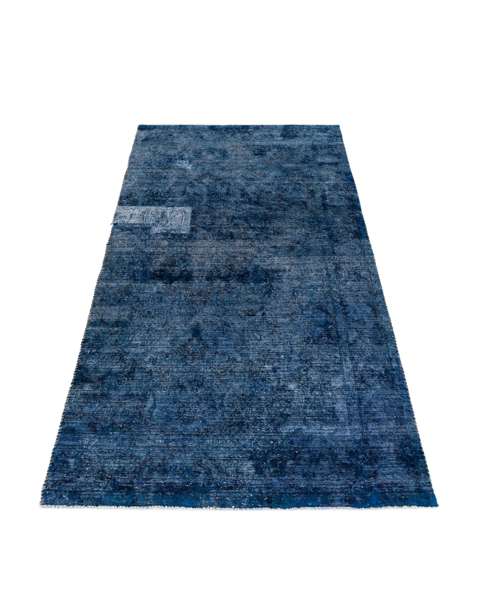 4' 10 x 9' 8 Hand Knotted Ultra Vintage Persian Wool Runner Rug