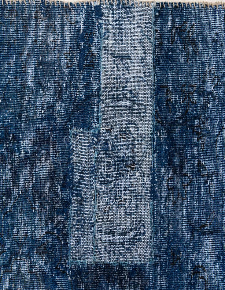 Detail image of 4' 10 x 9' 8  Hand Knotted Ultra Vintage Persian Wool Runner Rug