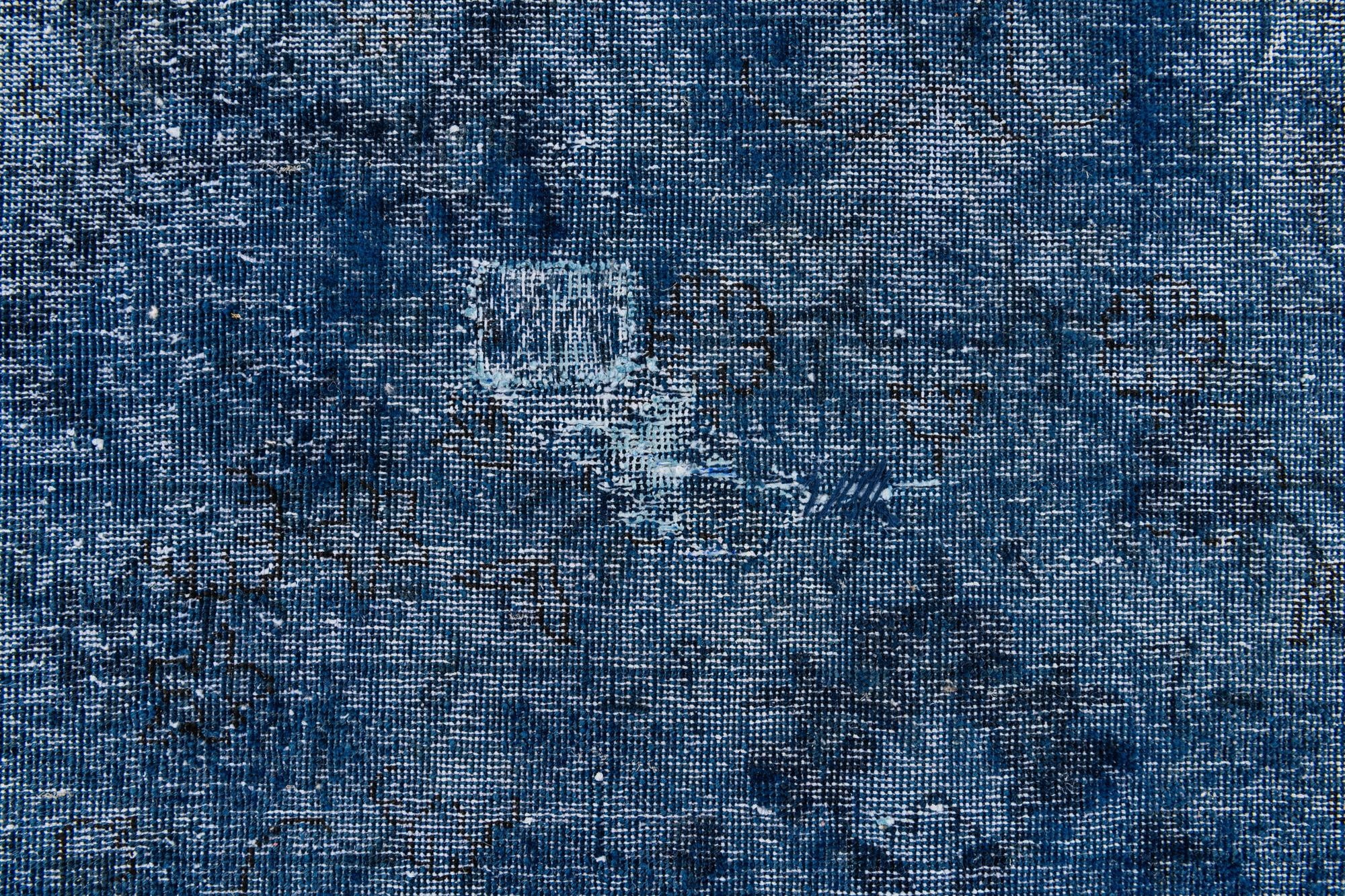 4' 10 x 9' 8 Hand Knotted Ultra Vintage Persian Wool Runner Rug