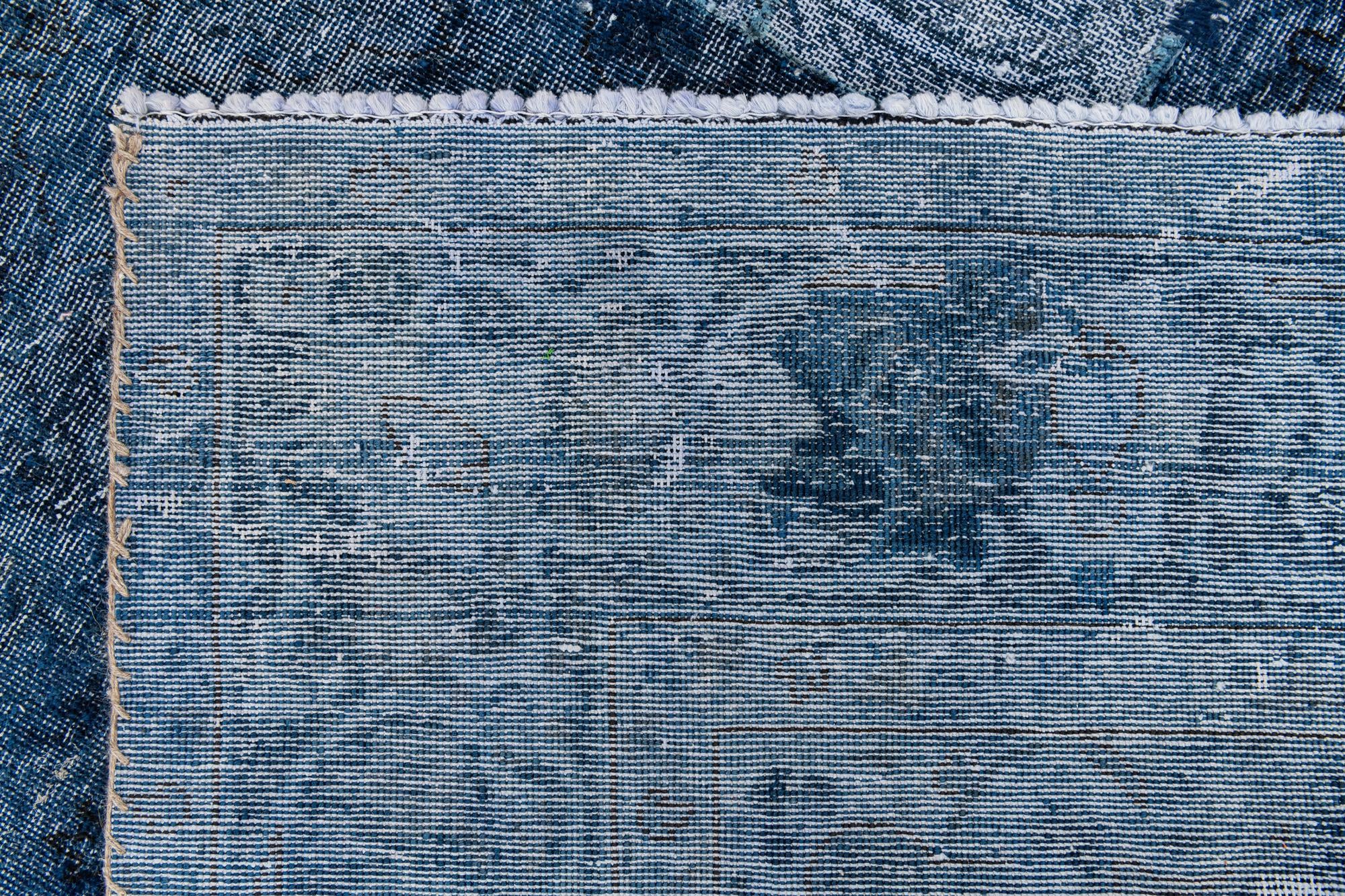4' 10 x 9' 8 Hand Knotted Ultra Vintage Persian Wool Runner Rug