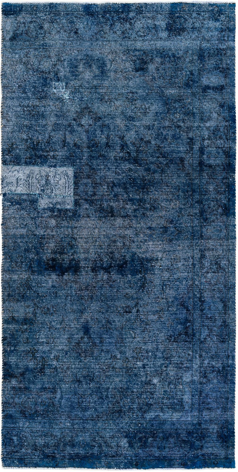 4' 10 x 9' 8 Hand Knotted Ultra Vintage Persian Wool Runner Rug